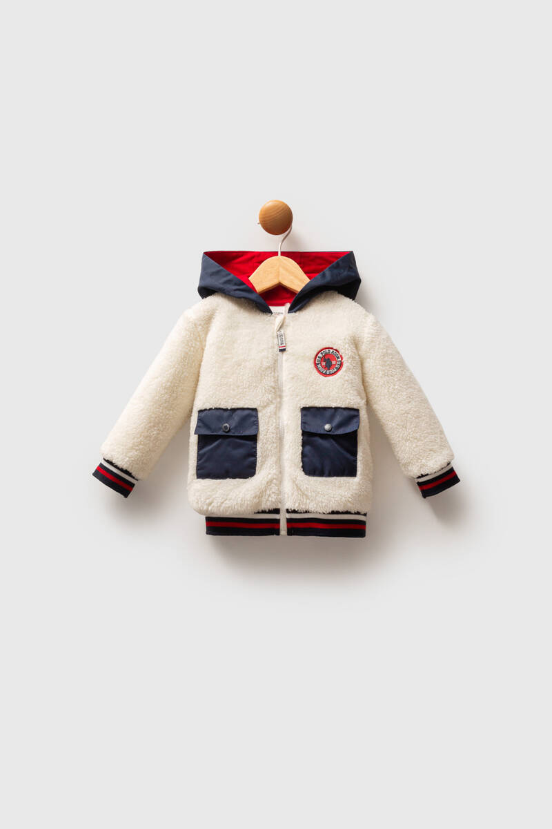 U.S. Polo Assn Erkek Bebek Beyaz Mont U.S. Polo Assn Erkek Bebek Beyaz Mont