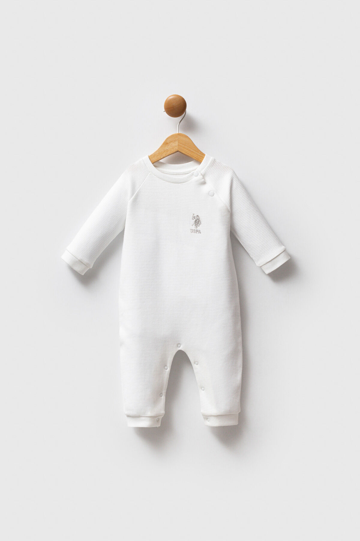 U.S. Polo Assn Erkek Bebek Beyaz Tulum