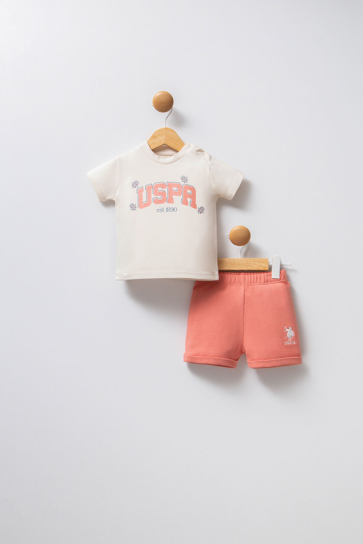U.S. Polo Assn Kız Bebek Mavi Takım