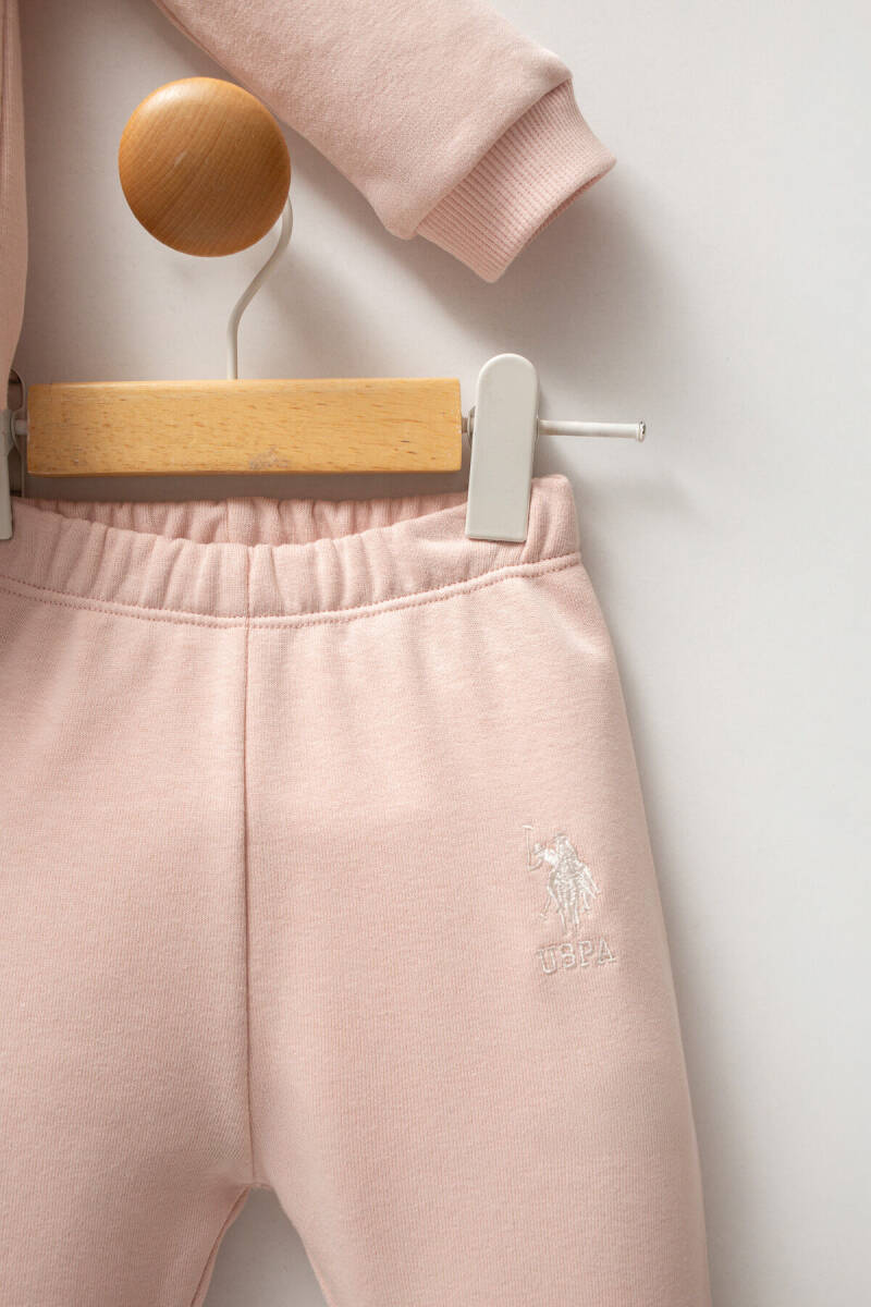U.S. Polo Assn. Kız Bebek Kışlık Regular Fit Pembe Bebek Takımı USB2742-C-V1 - 3