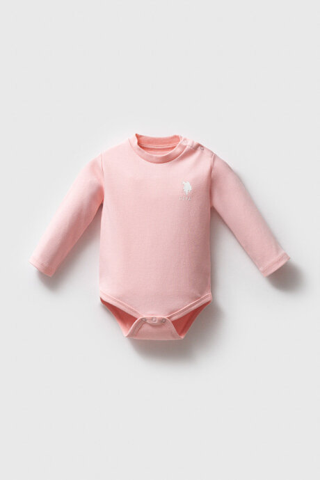 U.S. Polo Assn. Kız Bebek Pamuklu Kışlık Regular Fit Pembe Badi USB2710-C-V1 - 4