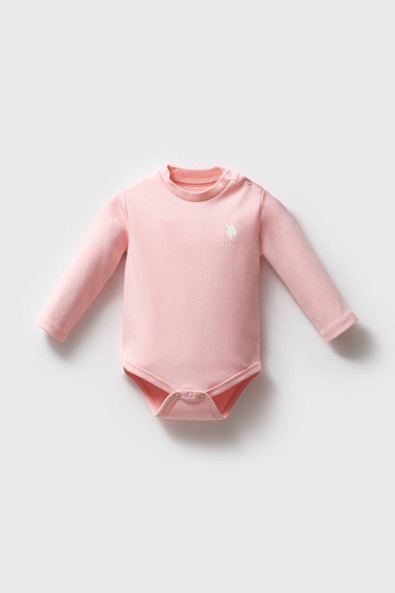 U.S. Polo Assn. Kız Bebek Pamuklu Kışlık Regular Fit Pembe Badi USB2710-C-V1 - 4