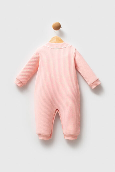 U.S. Polo Assn. Kız Bebek Kışlık Regular Fit Pembe Tulum USB2737-C-V2 - 3