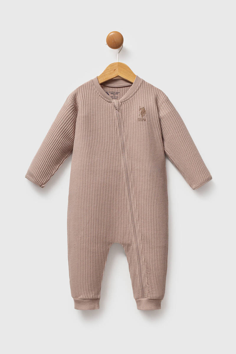U.S. Polo Assn Erkek Bebek Kahverengi Tulum