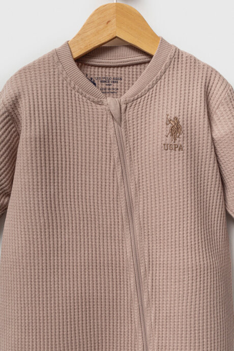 U.S. Polo Assn. Erkek Bebek Kışlık Regular Fit Kahverengi Tulum USB2590-C-V2 - 2