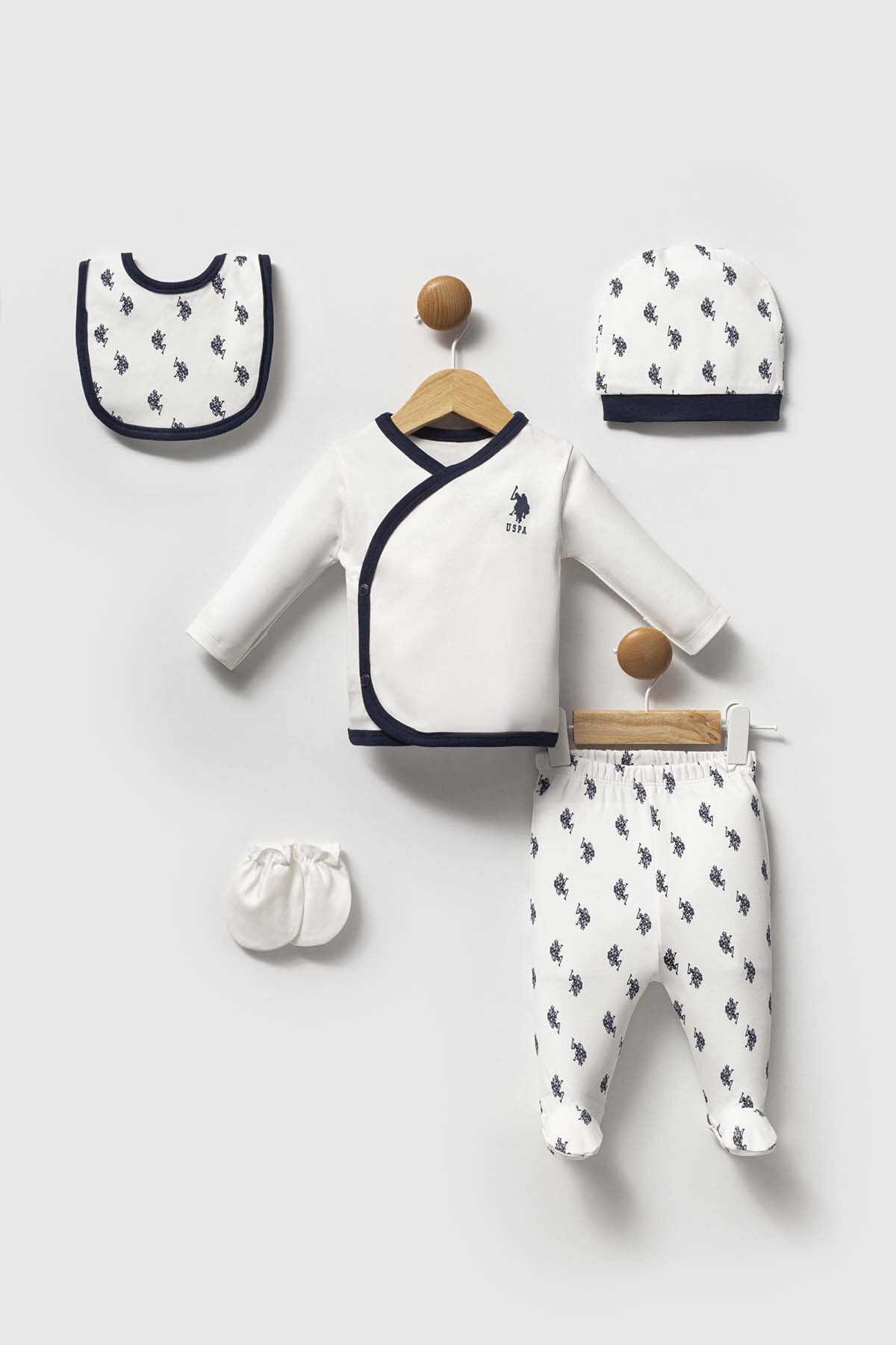 U.S. Polo Assn Erkek Bebek Beyaz Hastane Çıkışı