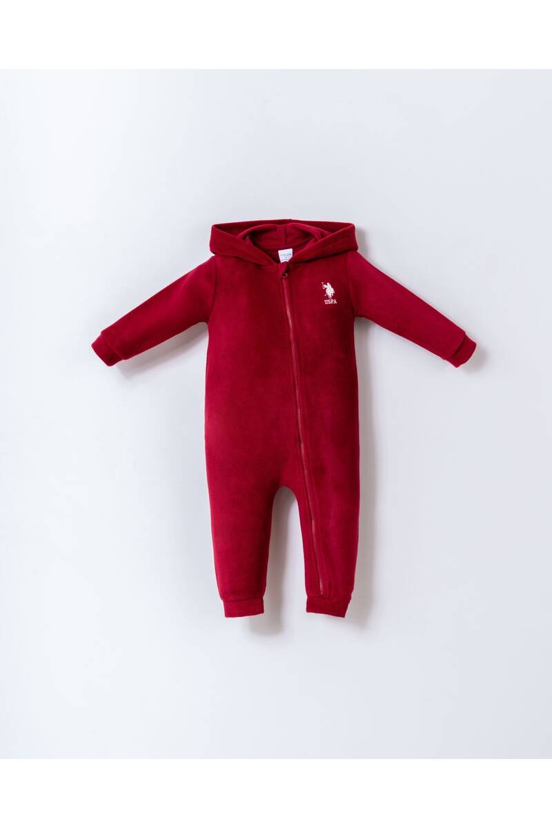 U.S. Polo Assn Erkek Bebek Bordo Tulum