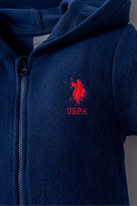 U.S. Polo Assn. Erkek Bebek Pamuklu Kışlık Regular Fit Lacivert Tulum USB2645-C-V3 (1)