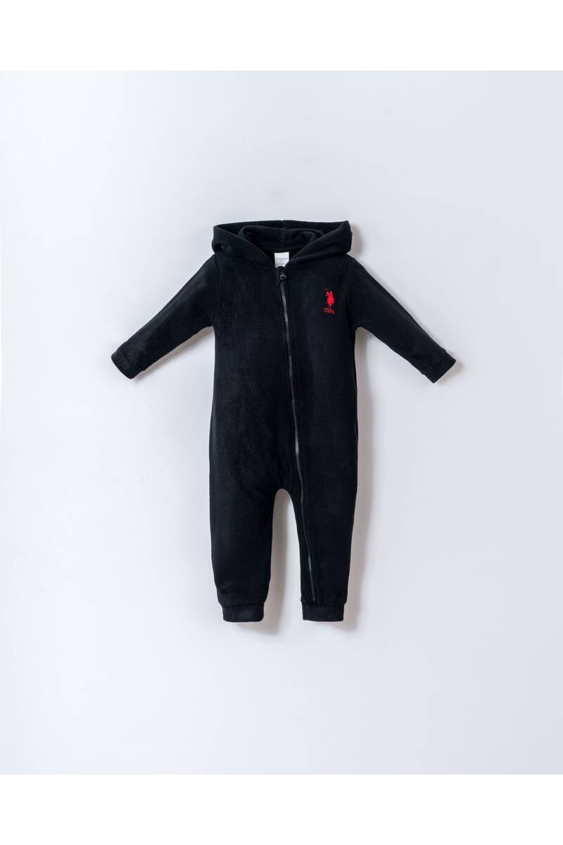 U.S. Polo Assn Erkek Bebek Siyah Tulum