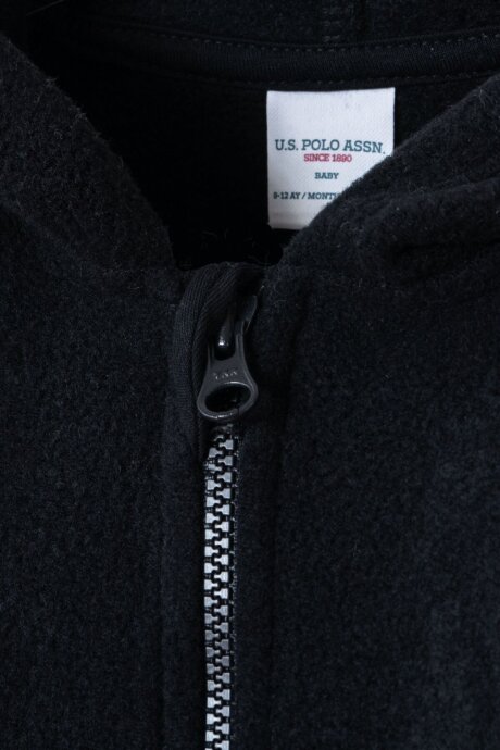 U.S. Polo Assn. Erkek Bebek Pamuklu Kışlık Regular Fit Siyah Tulum USB2645-C-V2 - 3