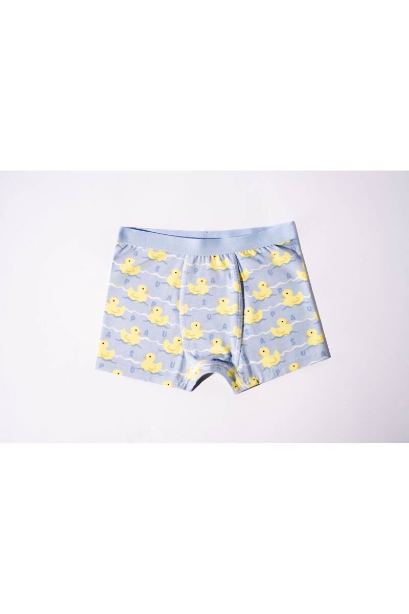 U.S. Polo Assn. Erkek Çocuk Pamuklu Kışlık Regular Fit Sarı Boxer US2242-C-V1 - 2