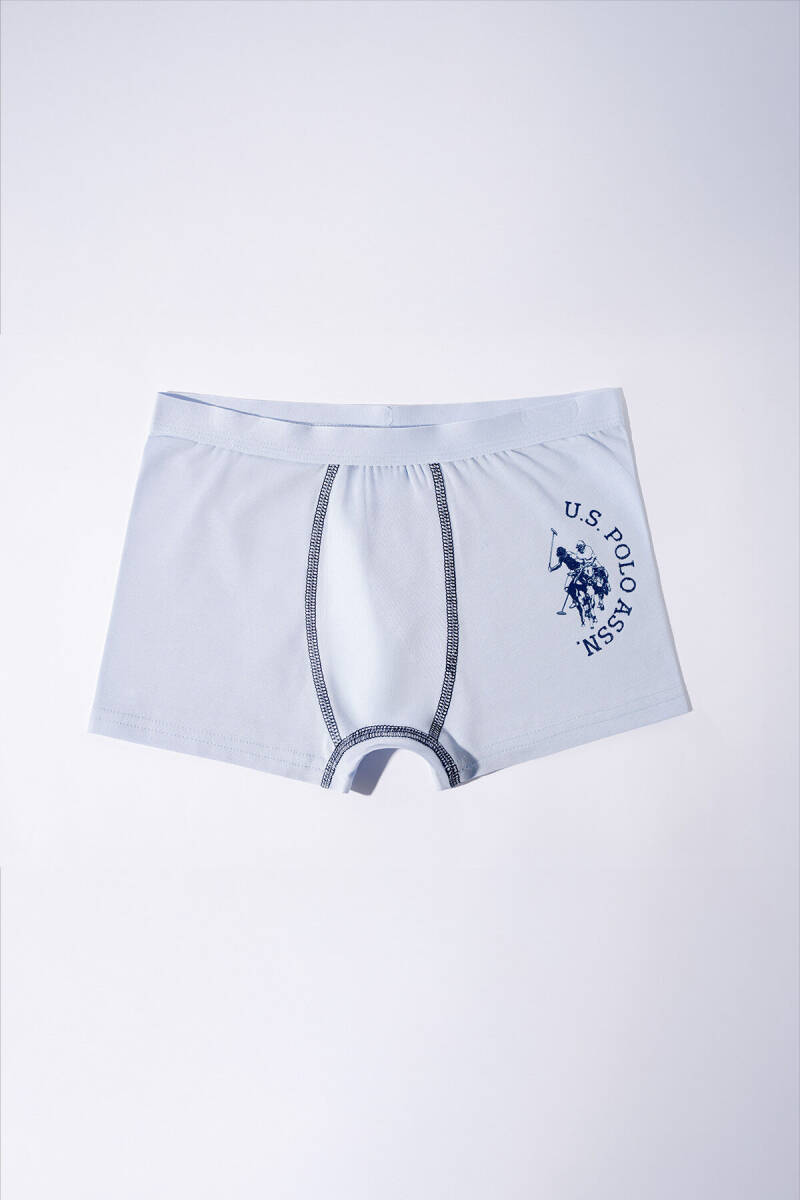 U.S. Polo Assn. Erkek Çocuk Pamuklu Kışlık Regular Fit Lacivert Boxer US2245-C-V1 - 4