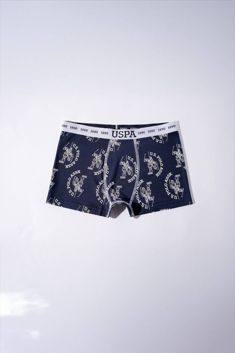 U.S. Polo Assn. Erkek Çocuk Pamuklu Kışlık Regular Fit Lacivert Boxer US2245-C-V1 - 3