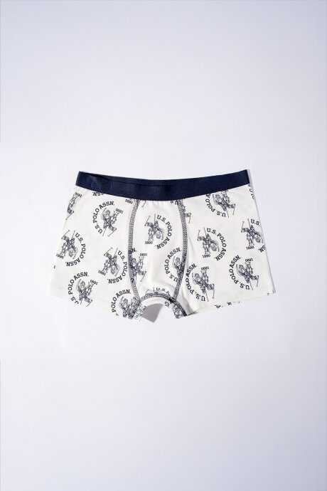 U.S. Polo Assn. Erkek Çocuk Pamuklu Kışlık Regular Fit Lacivert Boxer US2245-C-V1 (1)