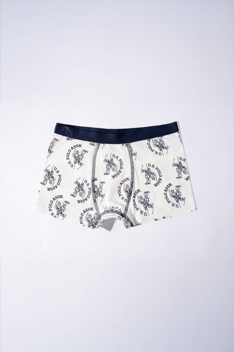 U.S. Polo Assn. Erkek Çocuk Pamuklu Kışlık Regular Fit Lacivert Boxer US2245-C-V1 - 2