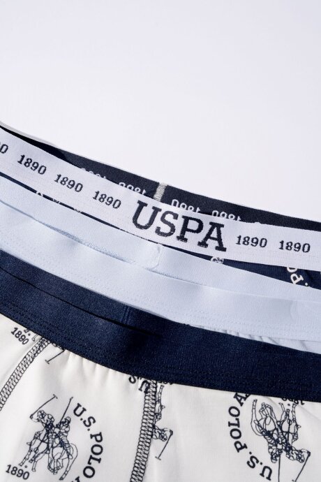 U.S. Polo Assn. Erkek Çocuk Pamuklu Kışlık Regular Fit Lacivert Boxer US2245-C-V1 - 5