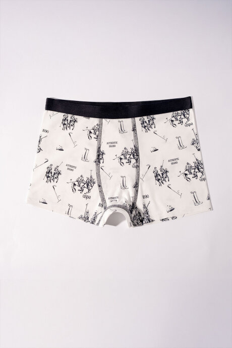 U.S. Polo Assn. Erkek Çocuk Pamuklu Kışlık Regular Fit Lacivert Boxer US2250-C-V1 (1)