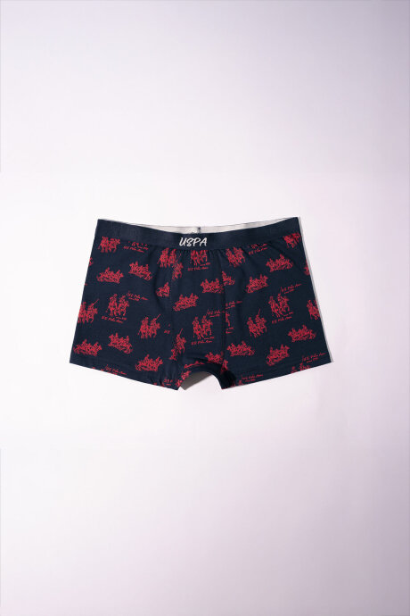 U.S. Polo Assn. Erkek Çocuk Pamuklu Kışlık Regular Fit Lacivert Boxer US2251-C-V1 - 3