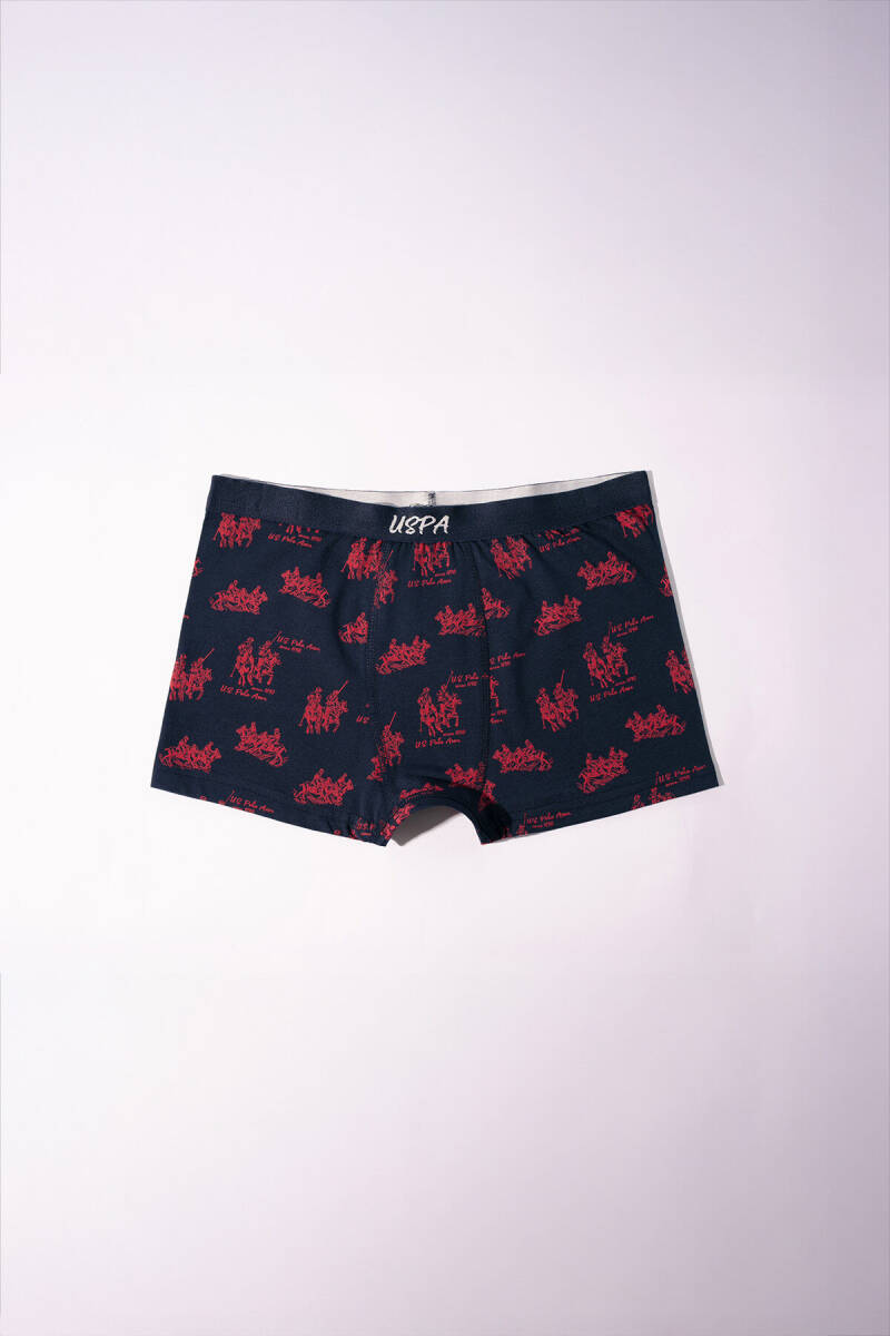 U.S. Polo Assn. Erkek Çocuk Pamuklu Kışlık Regular Fit Lacivert Boxer US2251-C-V1 - 3