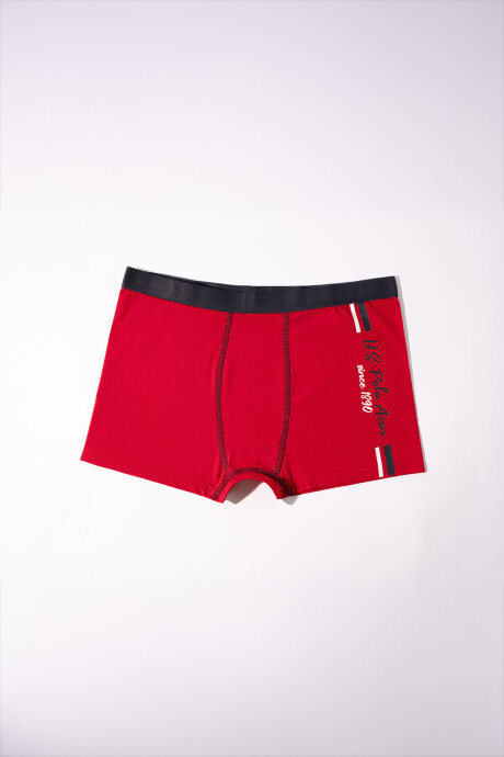 U.S. Polo Assn. Erkek Çocuk Pamuklu Kışlık Regular Fit Lacivert Boxer US2251-C-V1 (1)