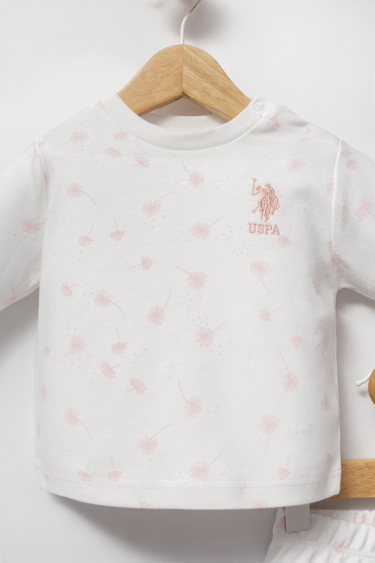 U.S. Polo Assn Kız Bebek Beyaz Takım