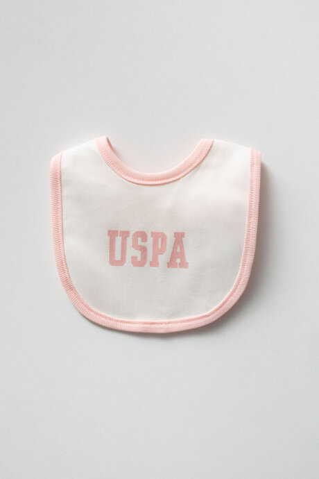 U.S. Polo Assn. Kız Bebek Pamuklu Bisiklet Yaka Pigment Baskılı Kışlık Regular Fit Beyaz Hastane Çıkışı USB2651-C-V1 - 4
