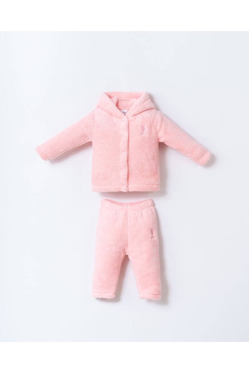 U.S. Polo Assn Kız Bebek Pembe Takım